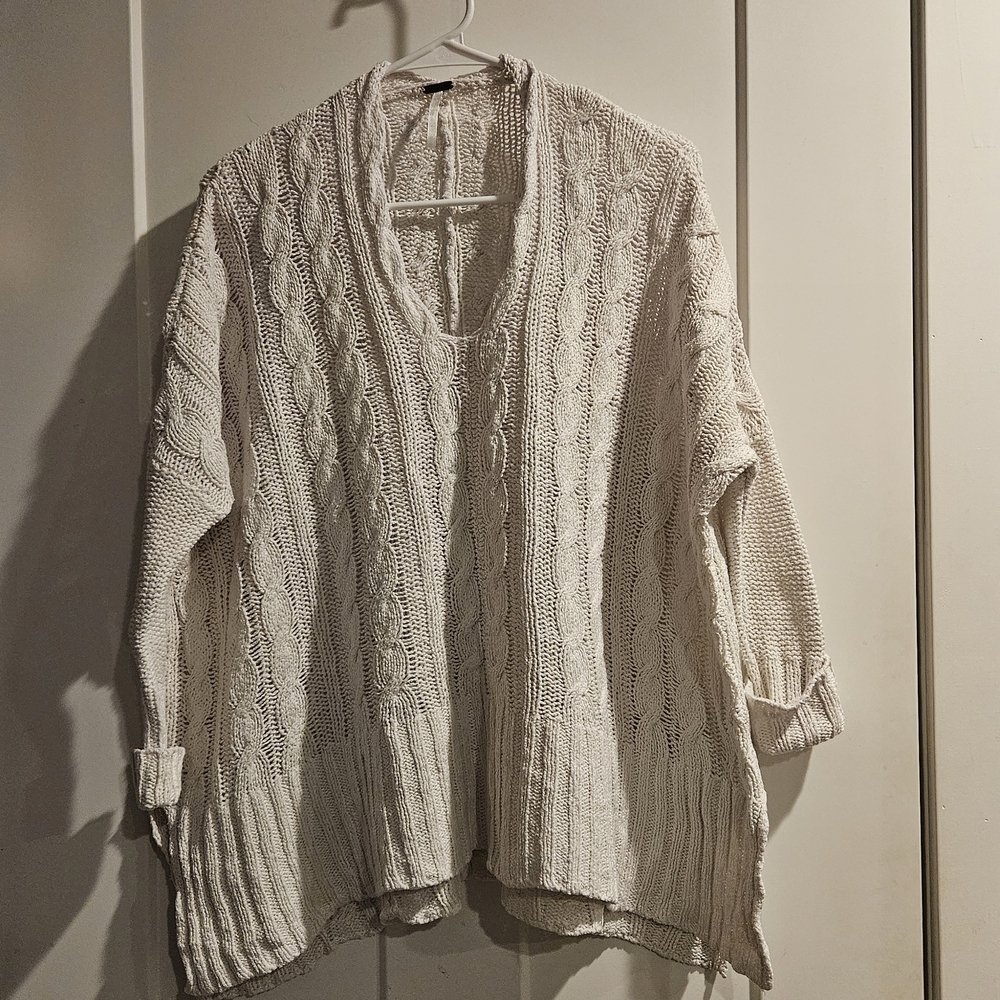 Cozy Knit Sweater in Cream